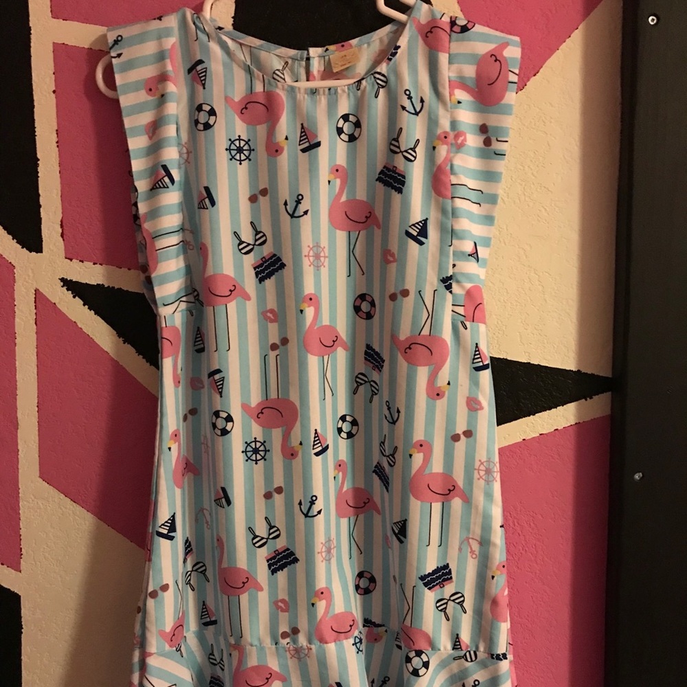 Flamingo dress